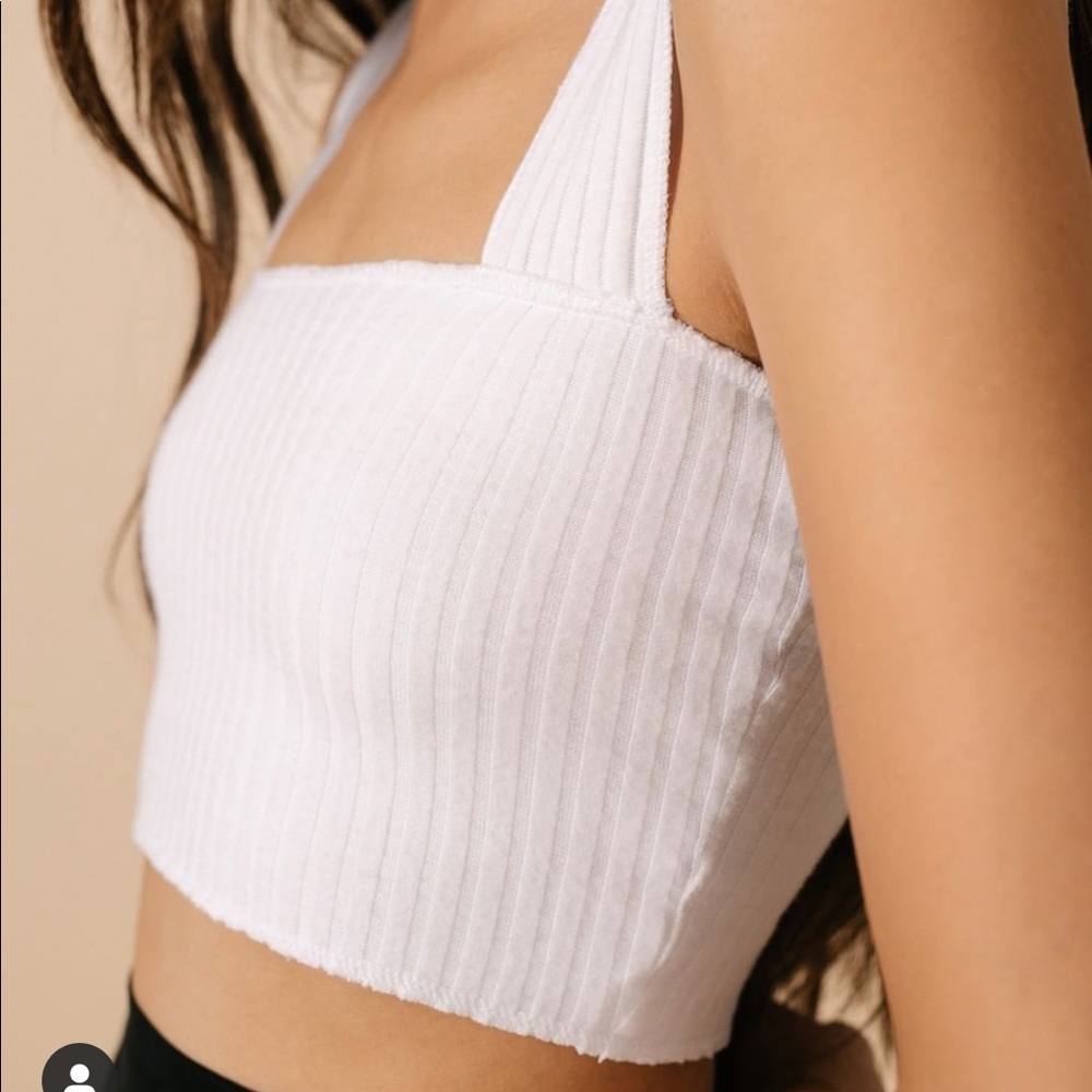 Womn. Ribbed Crop Top XS